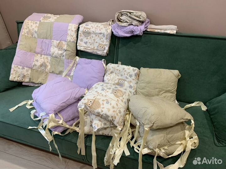 Постельное белье в детскую кроватку