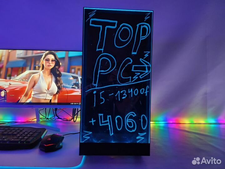 Мощный игровой пк I5-13400F + RTX 4060 8G + RAM 32