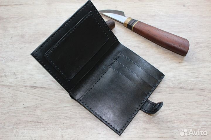 Портмоне мужской натуральная кожа ручная работа