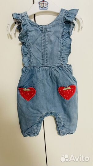 Комбинезон Mothercare 62-68, боди в подарок