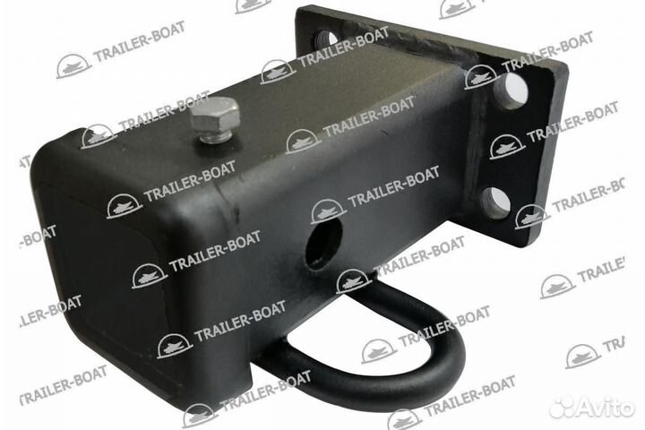 Фаркоп в бампер под квадрат 50 мм Nissan/Toyota с дополнительными креплениями