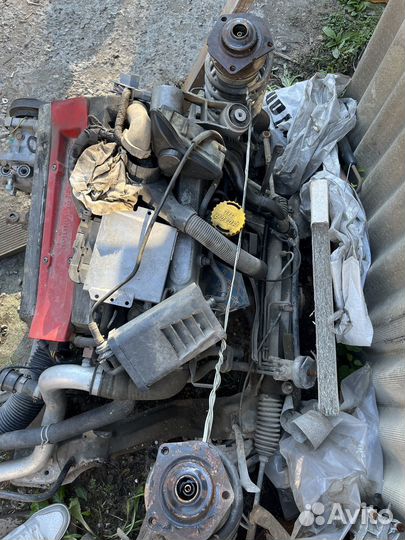 Двигатель в сборе и коробка передач saab 9000