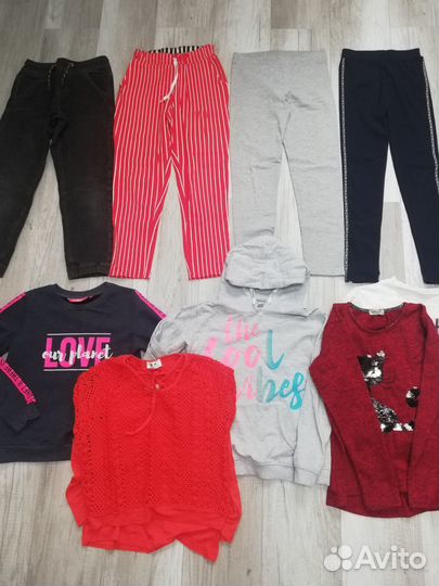 Вещи пакетом девочке, р. 134-140