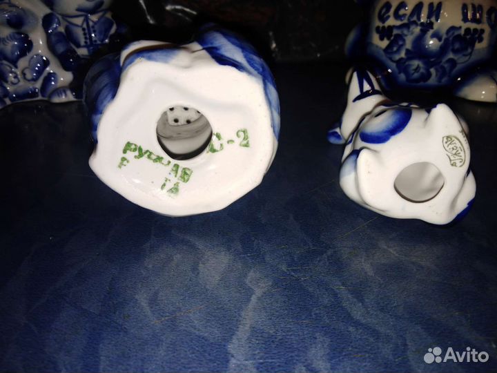 Гжель СССР и Цветной хрусталь