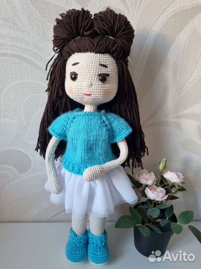 Подарок на новый год кукла амигуруми ручная работа
