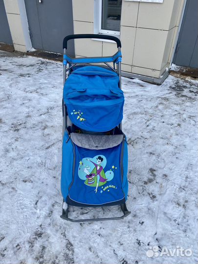 Санки коляска ника