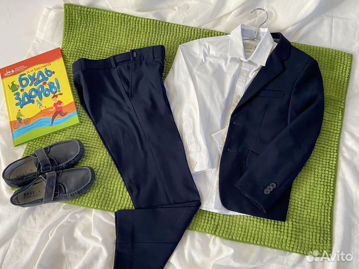 Костюм синий для мальчика 128