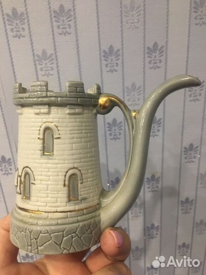 Кружка поильник фарфор ручная работа Кисловодск