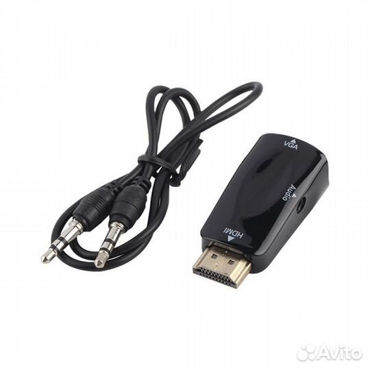 Конвертер hdmi- VGA с аудио. новые