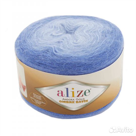 Пряжа для вязания Alize Angora Gold Ombre Batik