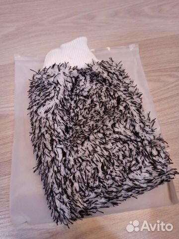 Мягкая перчатка для профессиональной мойки авто