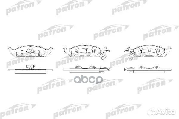 Колодки тормозные дисковые передн chrysler: CIR