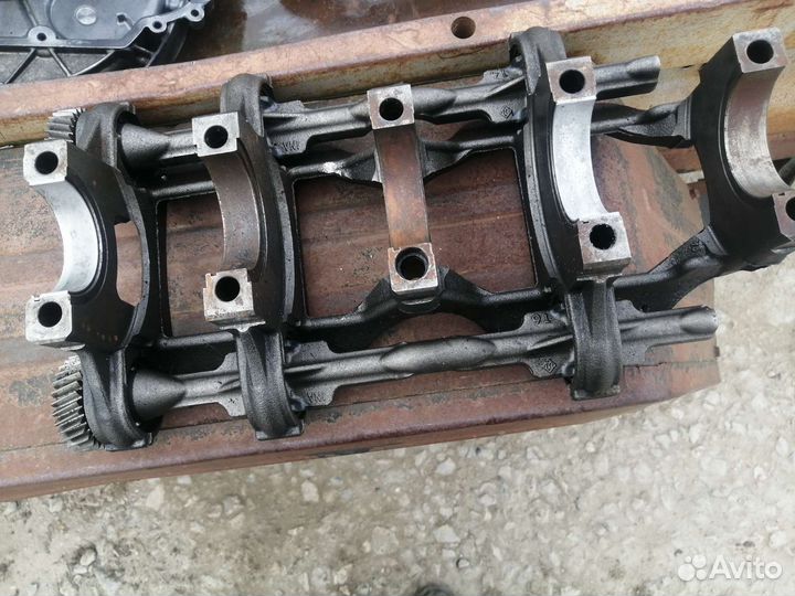 Двигатель Спринтер om651 в разборе