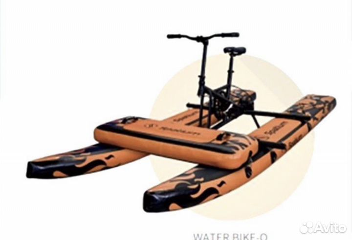 Водный велосипед катамаран