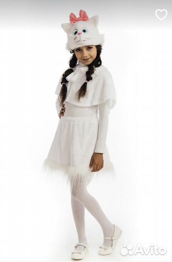 Костюм новогодний для девочки Кошечка 122 размер