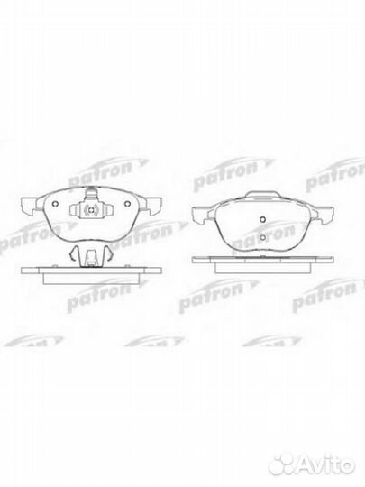 Колодки тормозные дисковые передние Ford Focus C-M