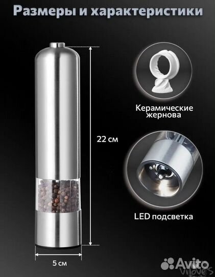 Новый электрический измельчитель специй