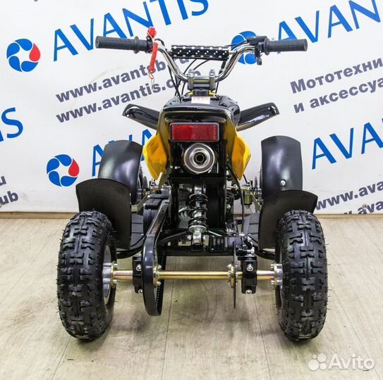 Детский квадроцикл ATV H4 mini, черный с желтым