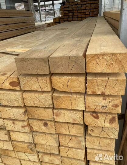 Брус обрезной 100х100х6000мм