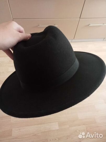 Шляпа женская черная