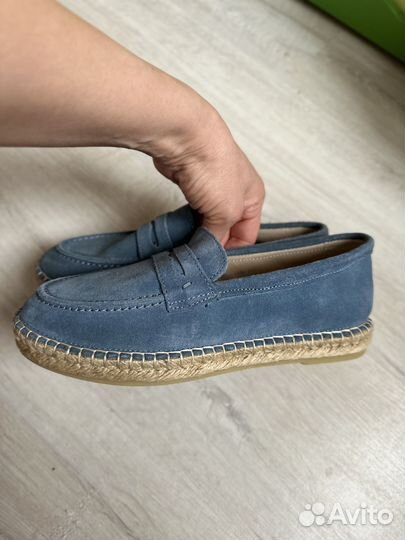 Эспадрильи Эконика 37 голубые новые