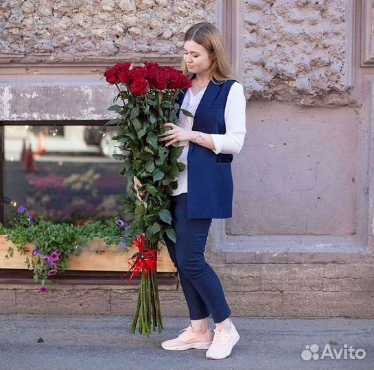 Высокие Розы Гиганты Доставка Круглосуточно