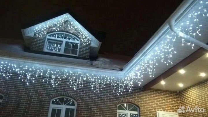 Гирлянда уличная бахрома