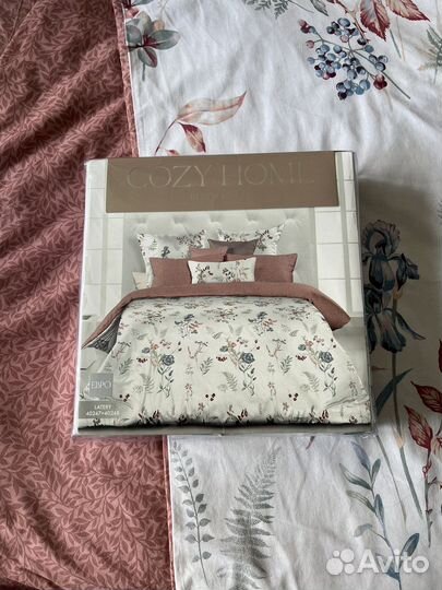 Постельное белье cozy home 2.0, евро новое