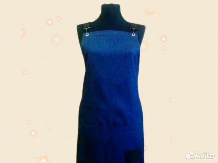 Фартук джинсовый