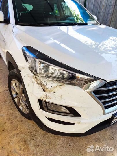 Бампер передний хундай Туксон 20 год рестайлинг