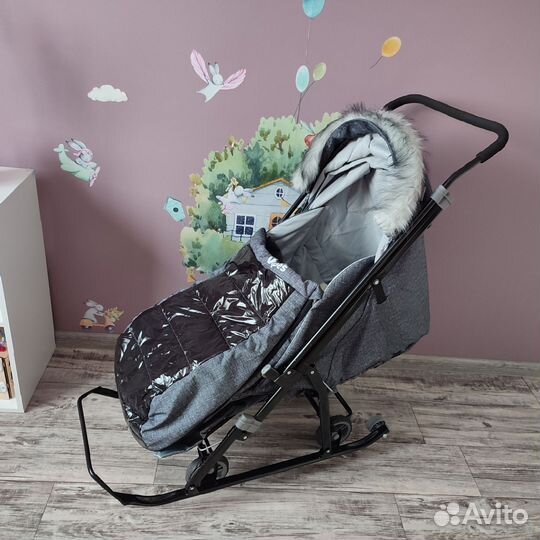 Санки-коляска