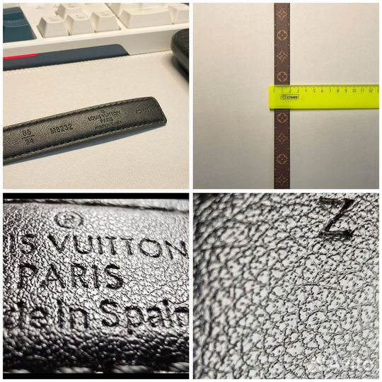 Louis Vuitton Reversible 20mm Pretty Belt