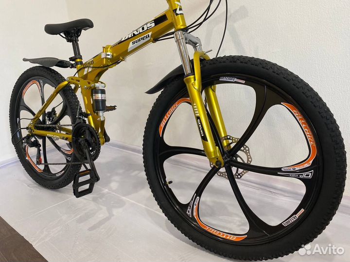 Велосипед взрослый складной 26 колеса на литье