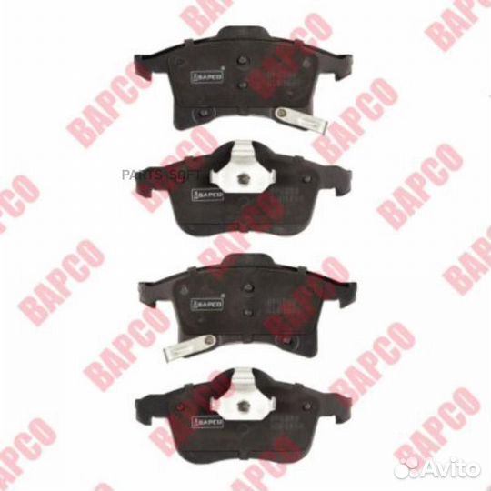 Bapco BP0288 Колодки тормозные дисковые передние