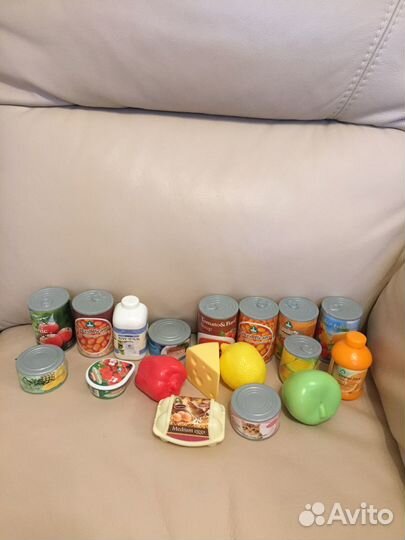 Игровой набор продуктов для кассы ELC