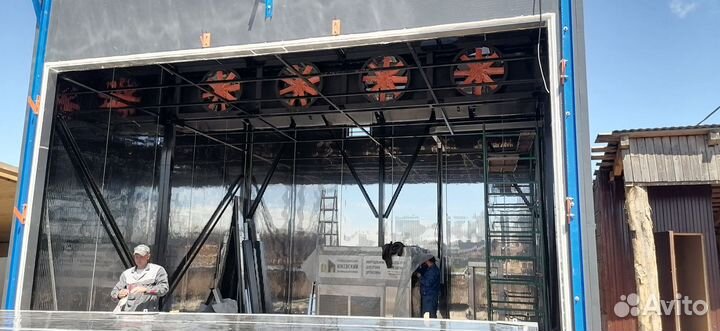 Сушильная камера древесины - 60 куб.м загрузки