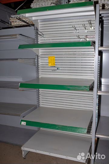 Стеллаж металлический торговый для магазина