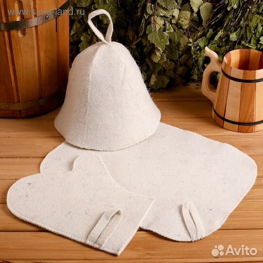 Шапка для бани и сауны