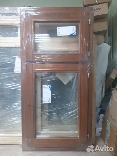 Окна деревянные из клееного двухслойного бруса