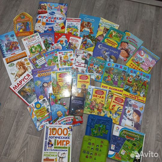Книги детские, пособия, развивающая игра