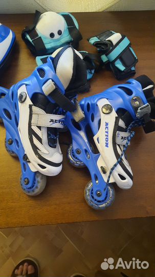 Роликовые коньки детские раздвижные