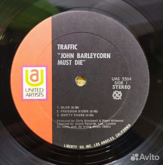 LP - Traffic - John Barleycorn Must Die /USA/ 1970