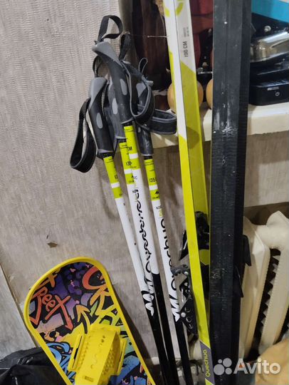 Беговые лыжи и сноуборд