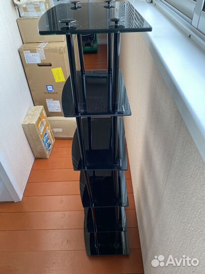 Стеклянная тумба Deja для дисков две штуки