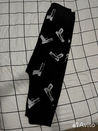 Джинсы широкие глоки