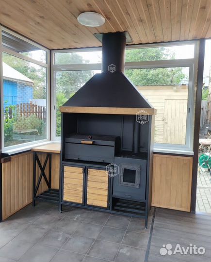 Мангальный комплекс, казан, мангал, печь