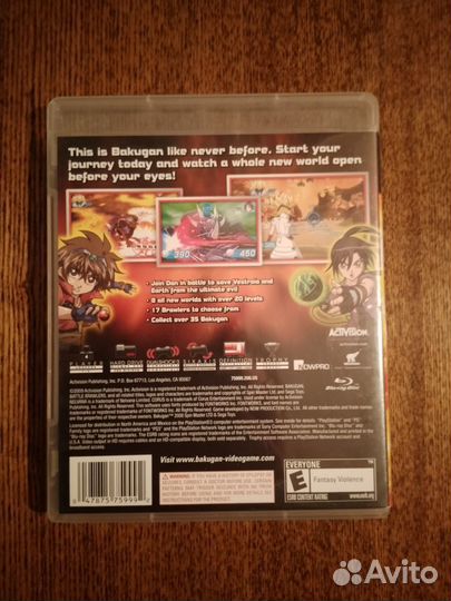 Bakugan Battle Brawlers для PS3