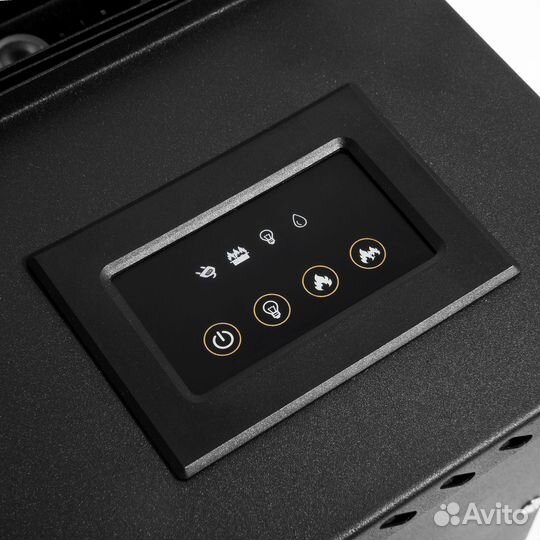 Паровой камин Vapor Black 1800мм