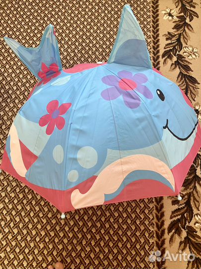 Зонт детский кит/дельфин