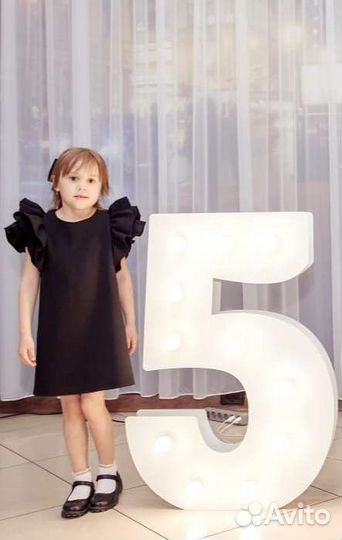 Цифры с лампочками